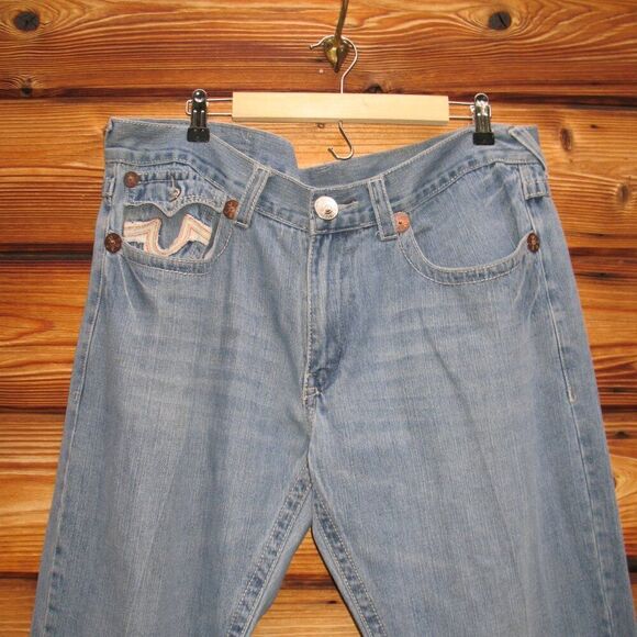 Vintage True Religion Mens Joey Super T Jeans 40 X 32 - Picture 4 of 14